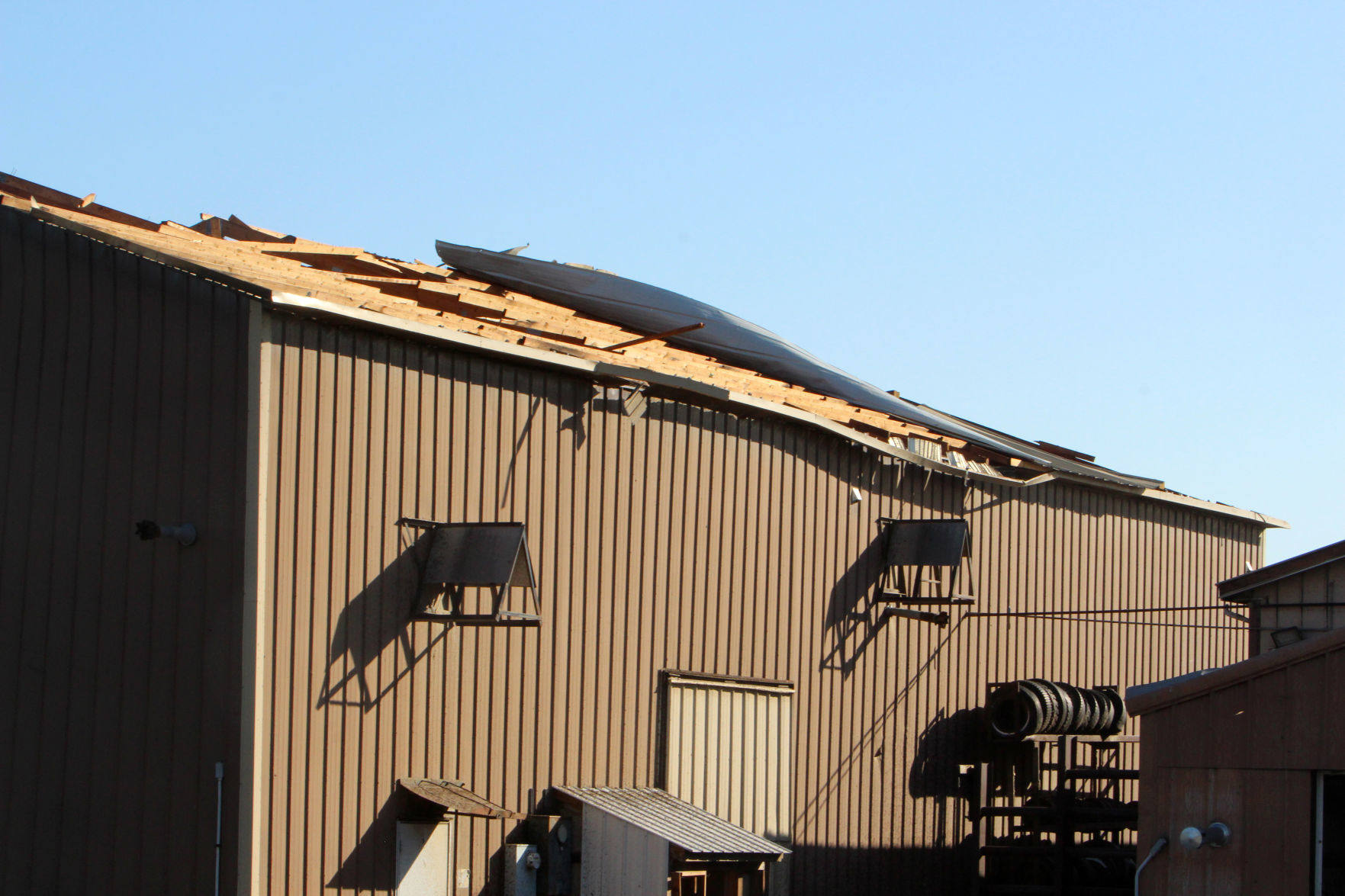 Tornado damage in near Wheaton/Elk Mound 9-25